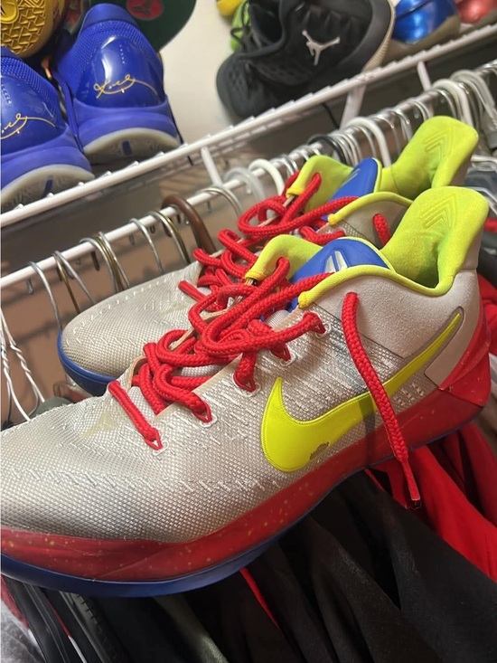 Nike custom Kobe AD Size 13. Men\'s Athletic Shoes - Gray, Red, Blue, Neon Yellow main image 7